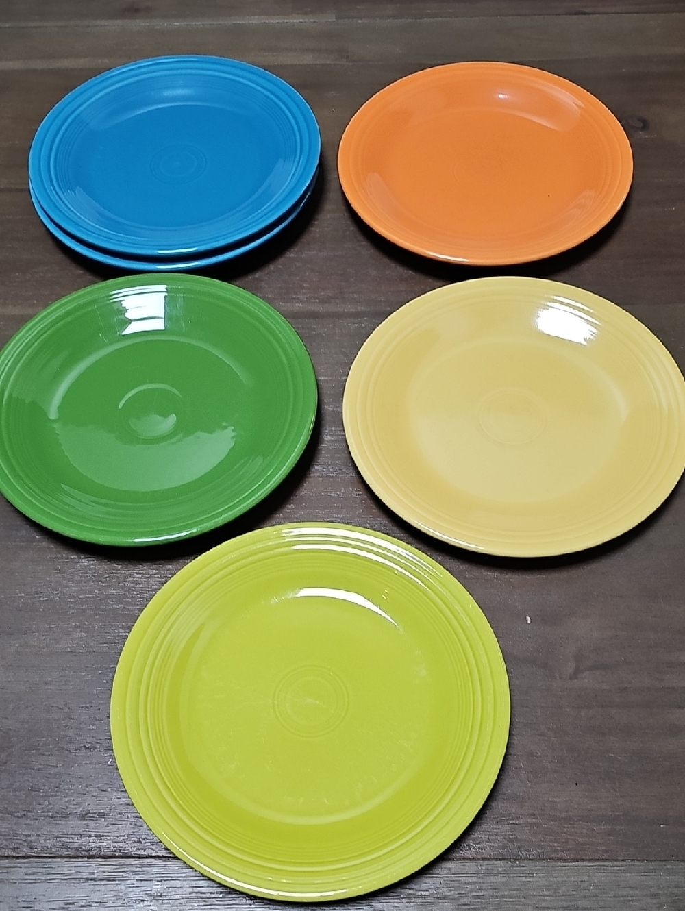 Homer Laughlin Fiesta Ware -- 6 Dinner Plates